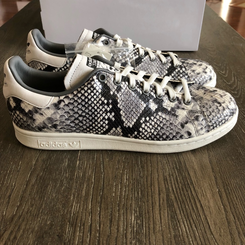 Adidas Stan Smith SnakeSkin Print Men Shoes Sz 10